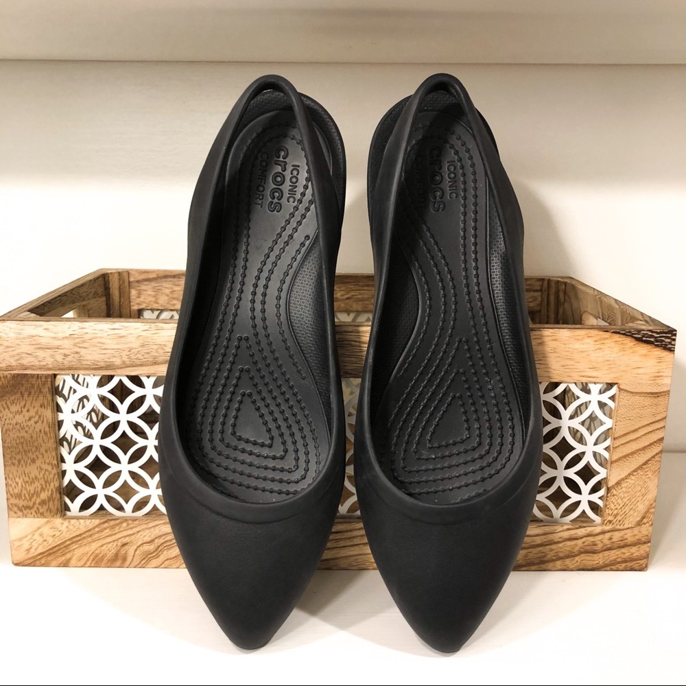 Crocs Women's Black Flats